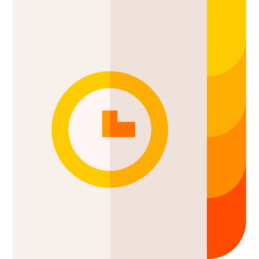 Agenda Basic Straight Flat icon