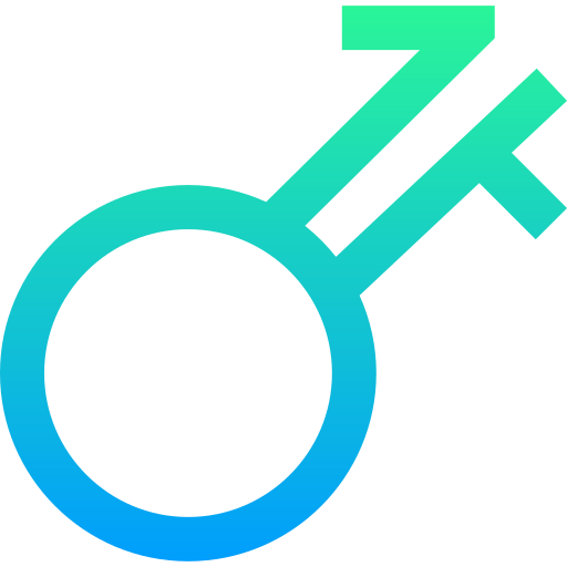 Intergender Super Basic Straight Gradient icon