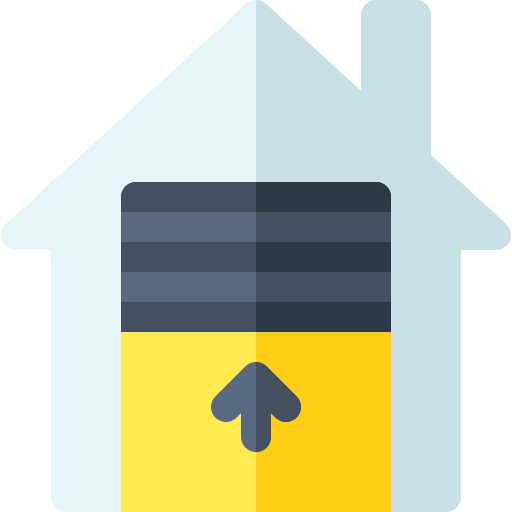 House Basic Rounded Flat icon