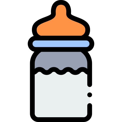 Bottle Detailed Rounded Lineal color icon