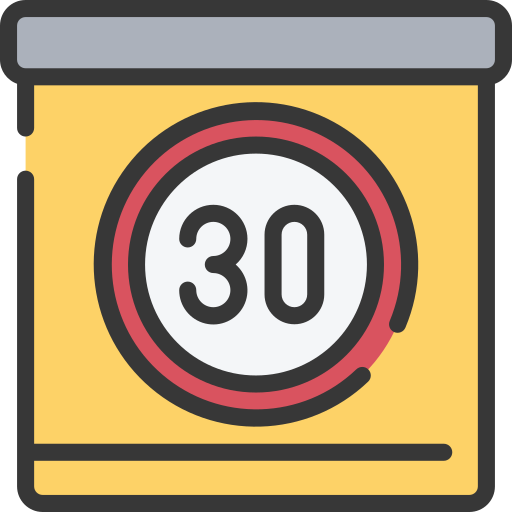 Speed limit Juicy Fish Soft-fill icon