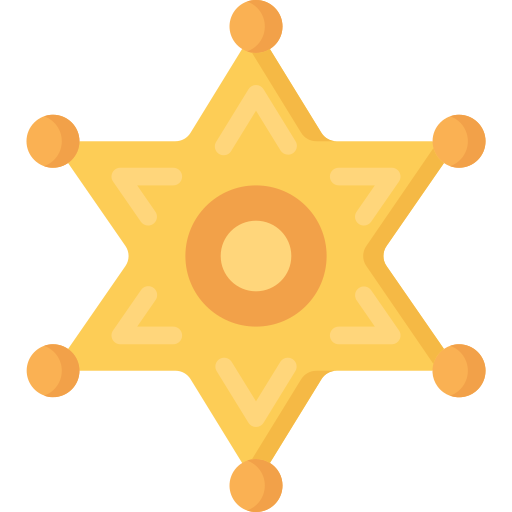 sheriff Juicy Fish Flat icon