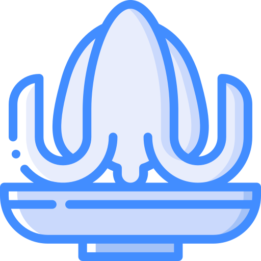 Squid Basic Miscellany Blue icon