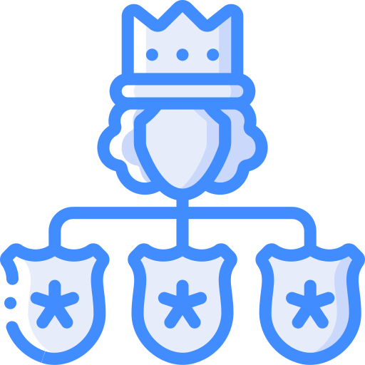 struktura hierarchiczna Basic Miscellany Blue ikona