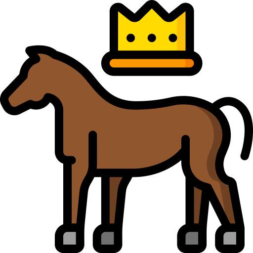 Horse Basic Miscellany Lineal Color icon