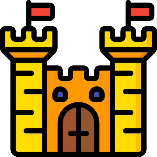 Castle Basic Miscellany Lineal Color icon