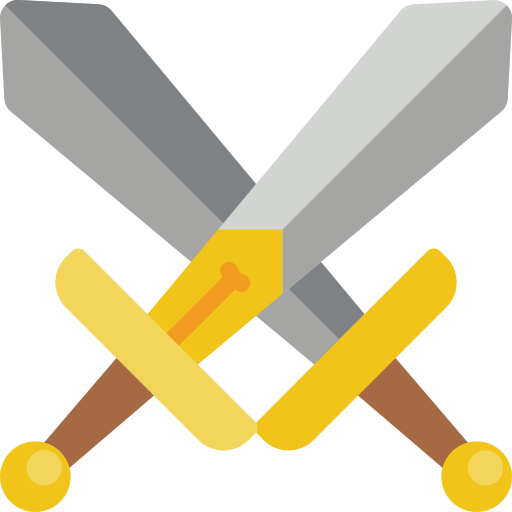Espadas Basic Miscellany Flat icono