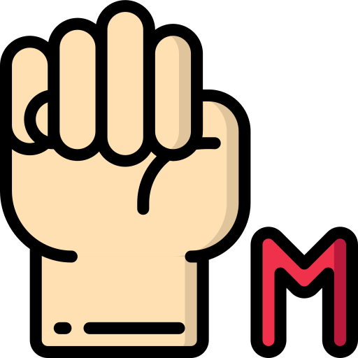 Sign language Basic Miscellany Lineal Color icon