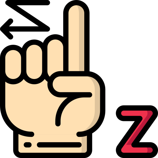 język migowy Basic Miscellany Lineal Color ikona