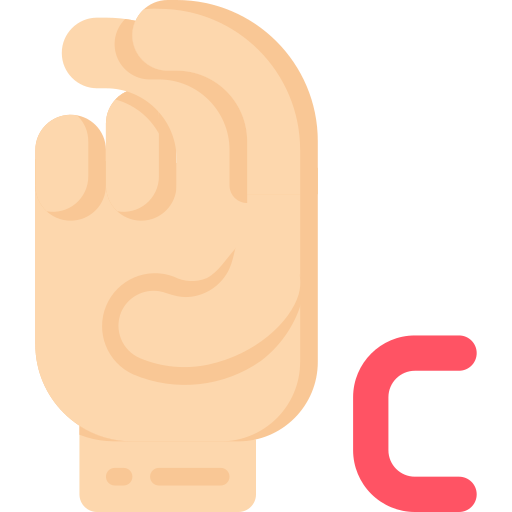 język migowy Basic Miscellany Flat ikona