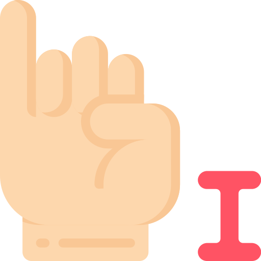 Sign language Basic Miscellany Flat icon