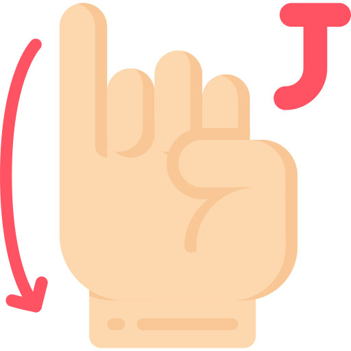 gebarentaal Basic Miscellany Flat icoon