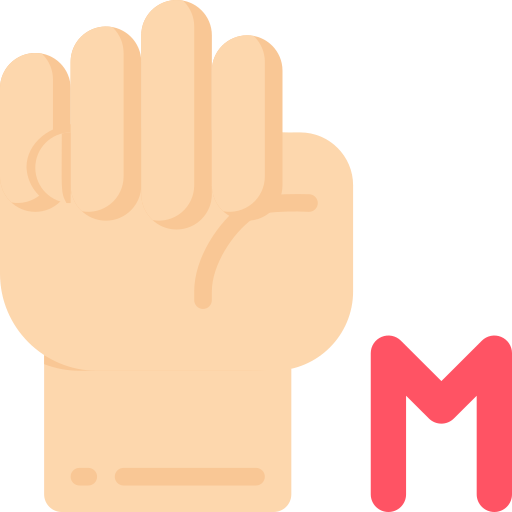 Sign language Basic Miscellany Flat icon