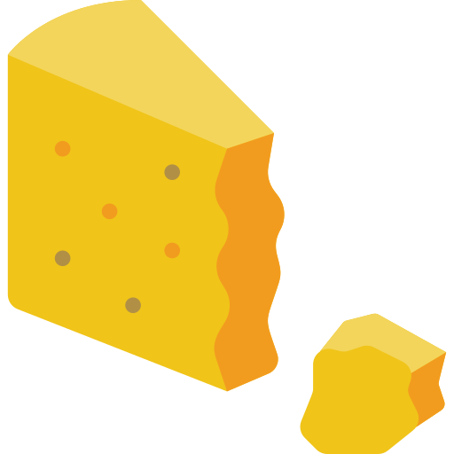 Cheese Basic Miscellany Flat icon
