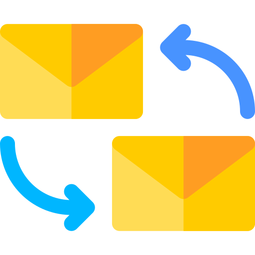 email Basic Rounded Flat Icône