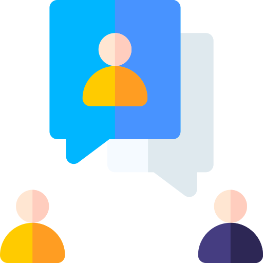 Discussion Basic Rounded Flat icon