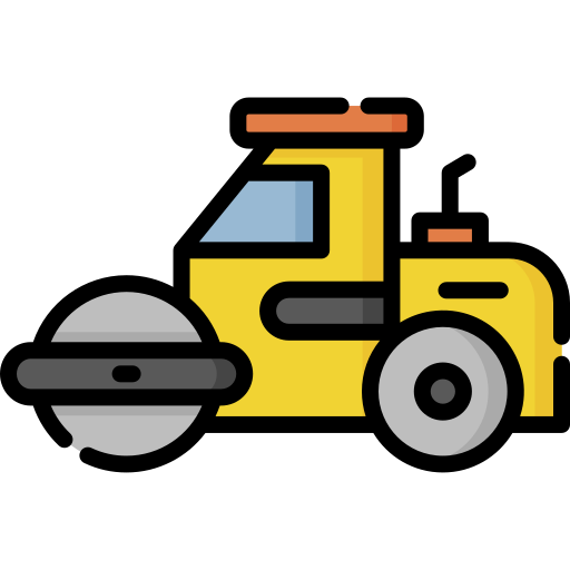 Steamroller Special Lineal color icon