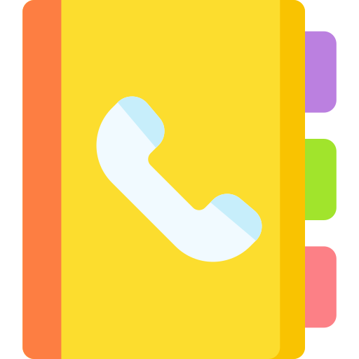 Phone book Special Flat icon