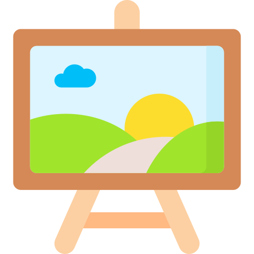 Canvas Special Flat icon