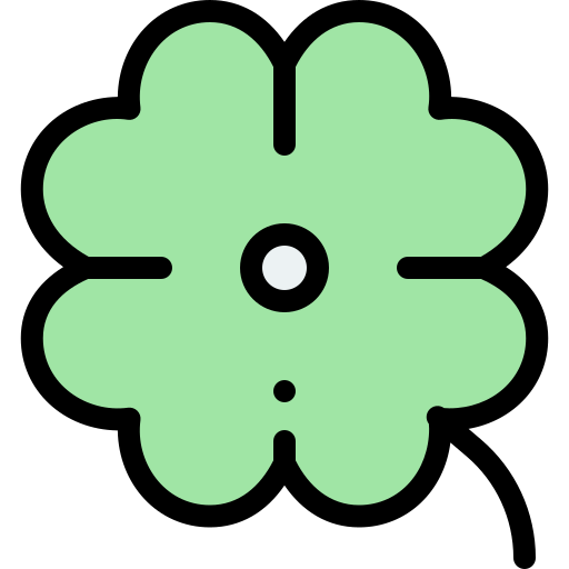 Clover Detailed Rounded Lineal color icon
