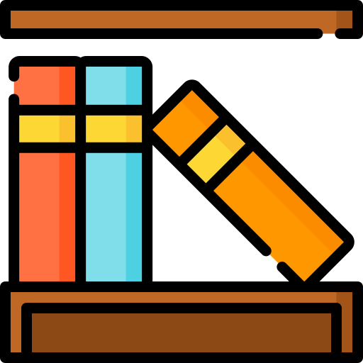 Biblioteca Special Lineal color icono
