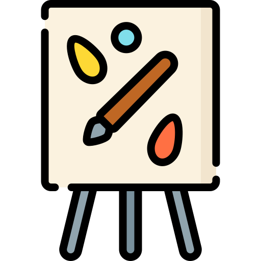 Easel Special Lineal color icon