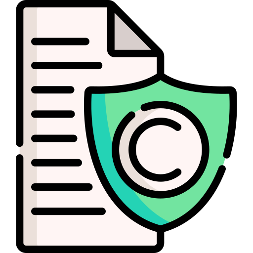 Copyright Special Lineal color icon