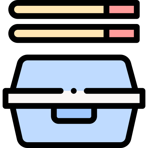 Tupper Detailed Rounded Lineal color icono