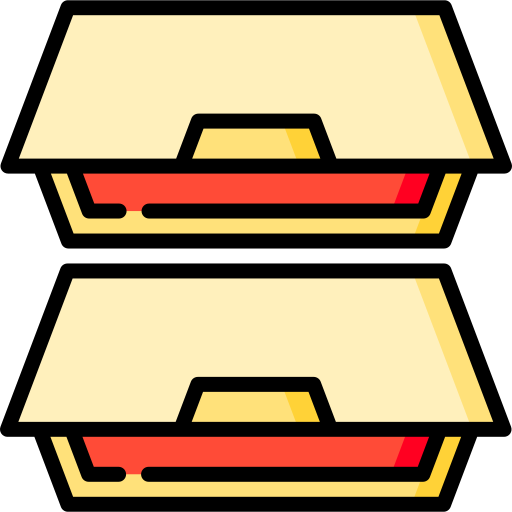 食品容器 Special Lineal color icon