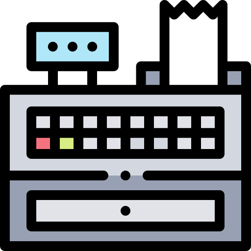 kassierer Detailed Rounded Lineal color icon