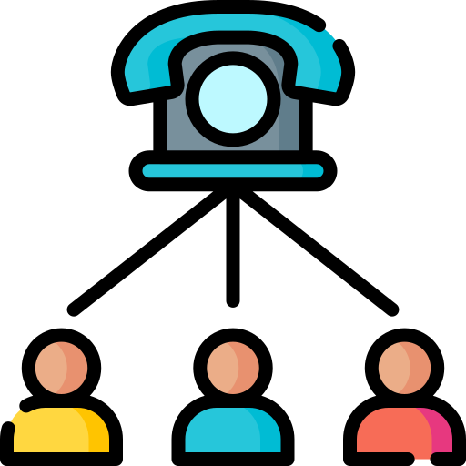 Teléfono Special Lineal color icono