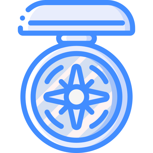 Brújula Basic Miscellany Blue icono