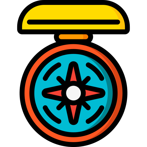 Compass Basic Miscellany Lineal Color icon