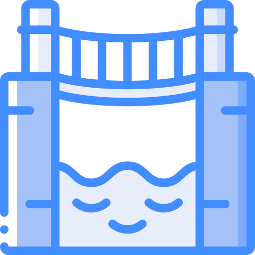 橋 Basic Miscellany Blue icon