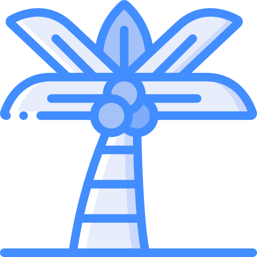 ヤシの木 Basic Miscellany Blue icon