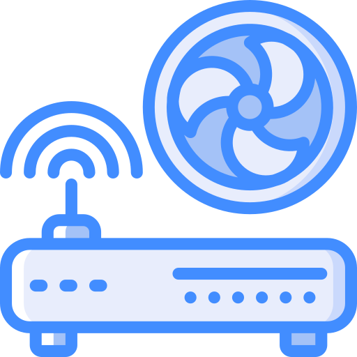 Wi-fi Basic Miscellany Blue Ícone