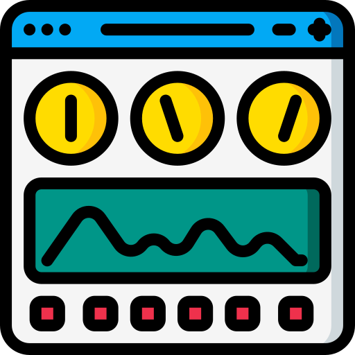meter Basic Miscellany Lineal Color icon