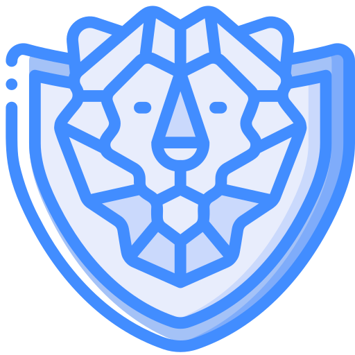 Lion Basic Miscellany Blue icon