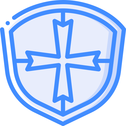 Escudo Basic Miscellany Blue Ícone