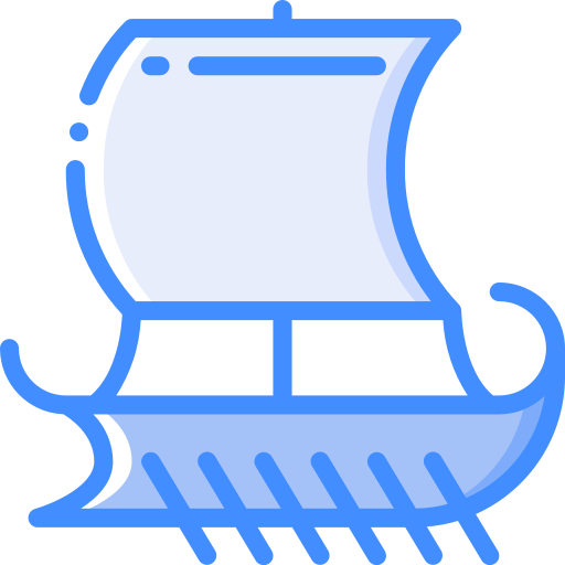 Boat Basic Miscellany Blue icon