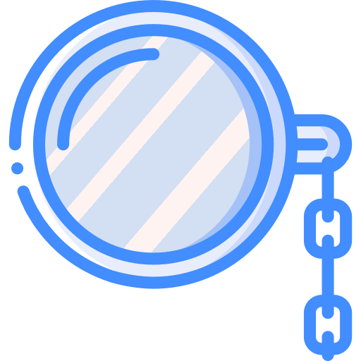 단안경 Basic Miscellany Blue icon