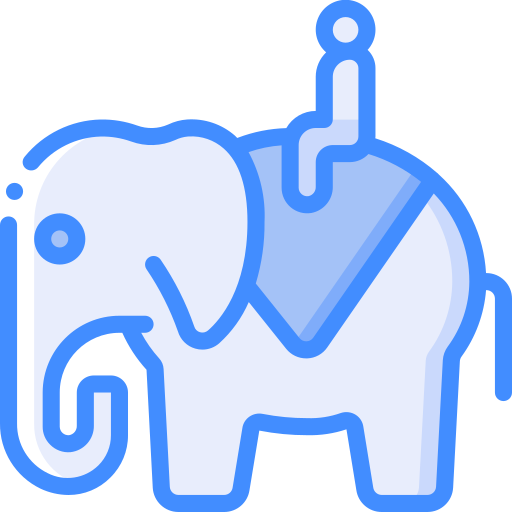 Elefante Basic Miscellany Blue icono