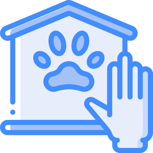 area protetta per animali Basic Miscellany Blue icona
