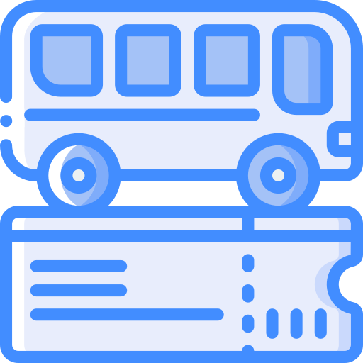 bilet autobusowy Basic Miscellany Blue ikona