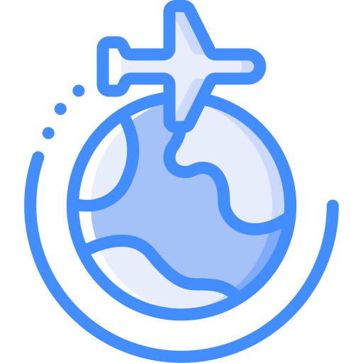 여행 Basic Miscellany Blue icon