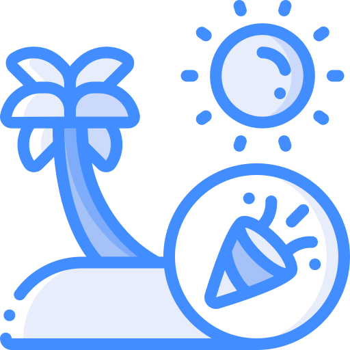ビーチ Basic Miscellany Blue icon