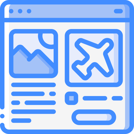 Check in Basic Miscellany Blue icon