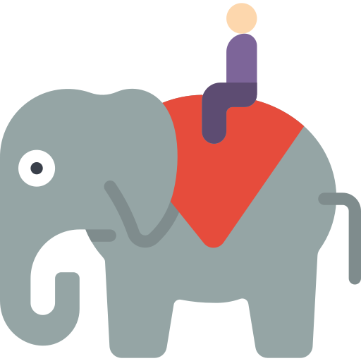 Слон Basic Miscellany Flat иконка