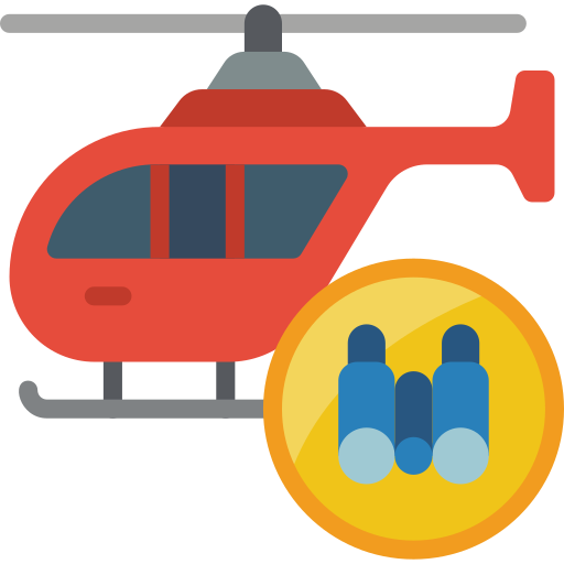 Helicopter Basic Miscellany Flat icon