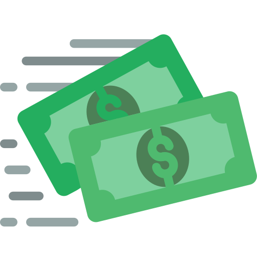 Cash Basic Miscellany Flat icon